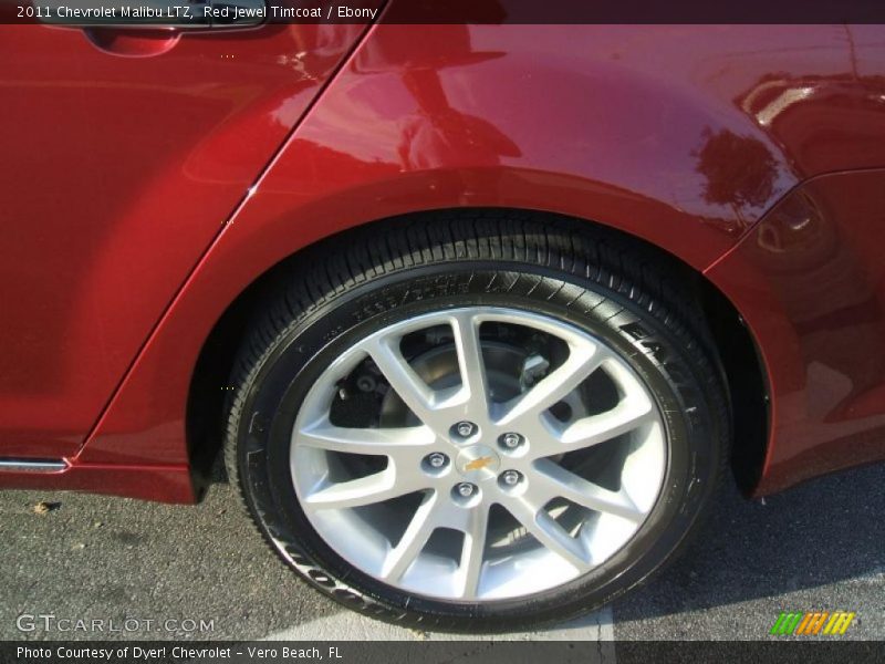 Red Jewel Tintcoat / Ebony 2011 Chevrolet Malibu LTZ