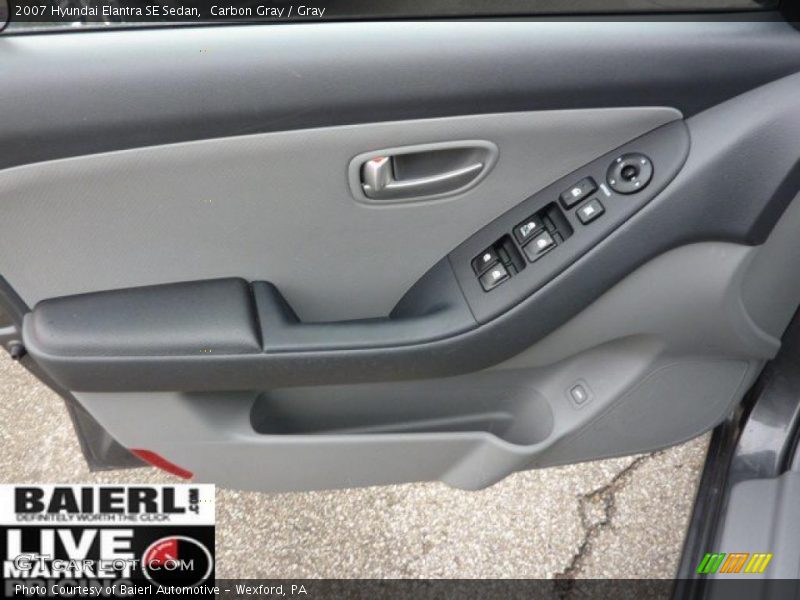 Carbon Gray / Gray 2007 Hyundai Elantra SE Sedan