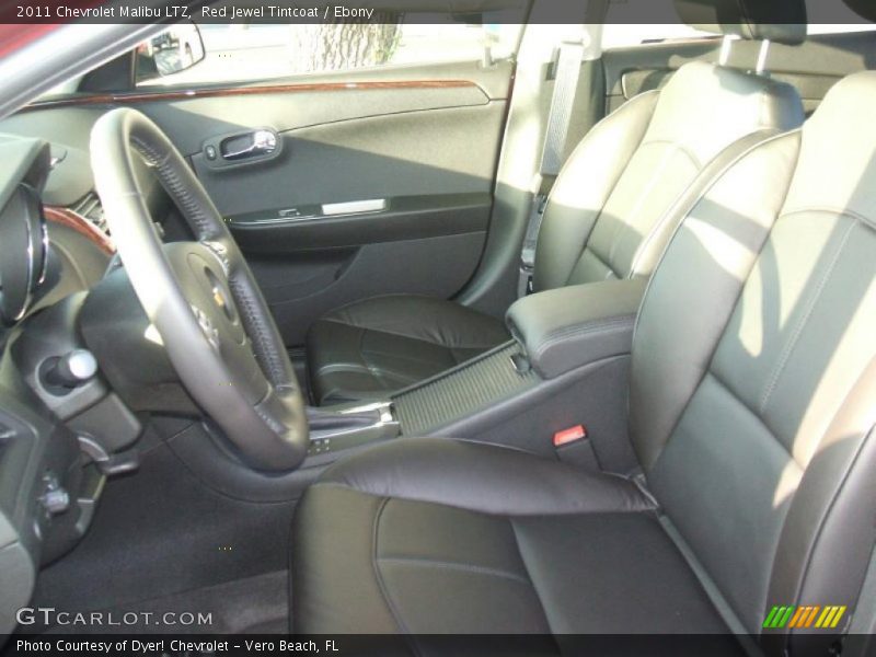Red Jewel Tintcoat / Ebony 2011 Chevrolet Malibu LTZ