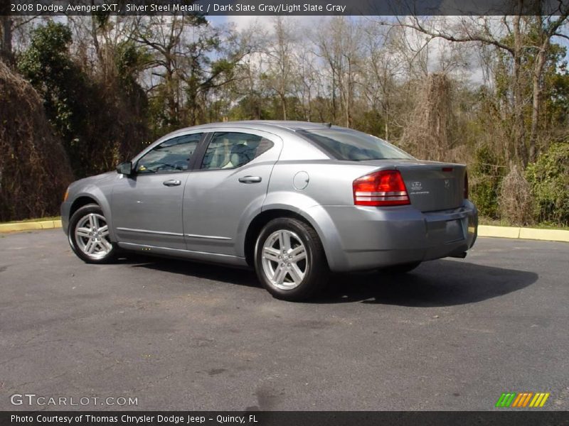 Silver Steel Metallic / Dark Slate Gray/Light Slate Gray 2008 Dodge Avenger SXT
