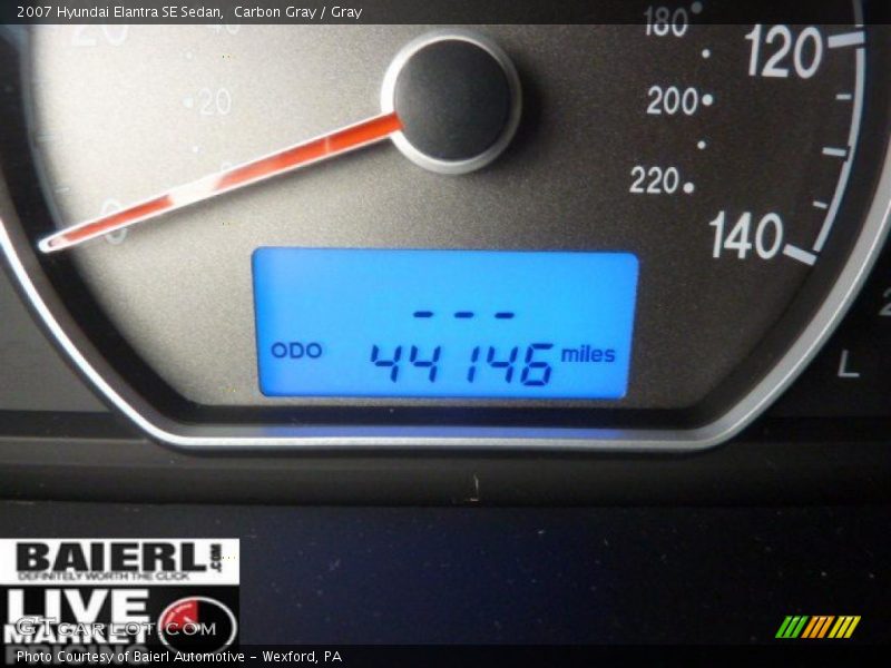 Carbon Gray / Gray 2007 Hyundai Elantra SE Sedan