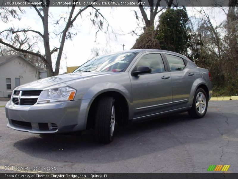 Silver Steel Metallic / Dark Slate Gray/Light Slate Gray 2008 Dodge Avenger SXT