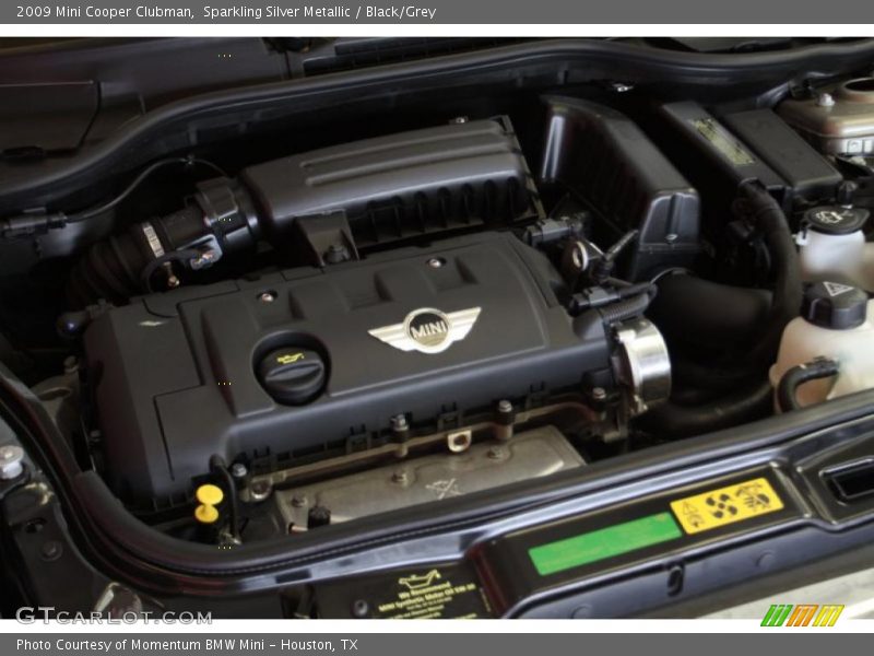 Sparkling Silver Metallic / Black/Grey 2009 Mini Cooper Clubman