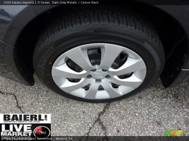 Dark Gray Metallic / Carbon Black 2009 Subaru Impreza 2.5i Sedan
