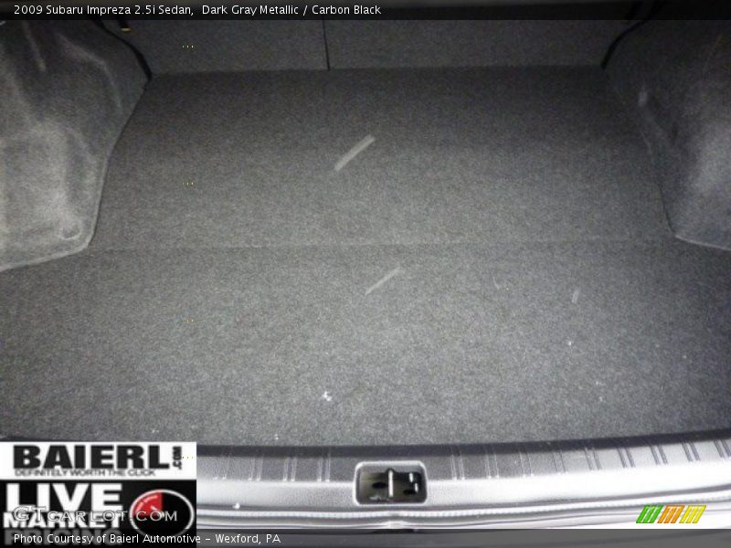 Dark Gray Metallic / Carbon Black 2009 Subaru Impreza 2.5i Sedan