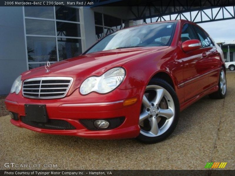 Mars Red / Ash 2006 Mercedes-Benz C 230 Sport