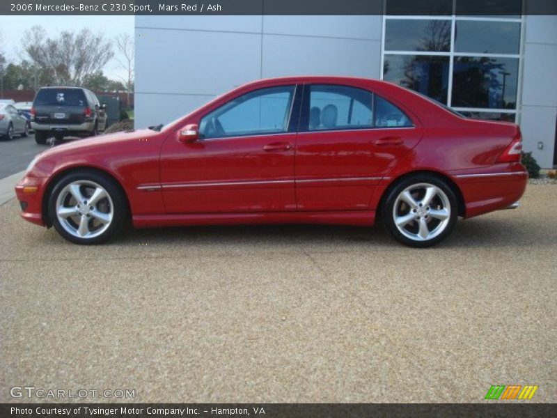 Mars Red / Ash 2006 Mercedes-Benz C 230 Sport