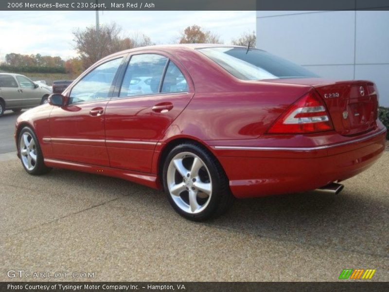 Mars Red / Ash 2006 Mercedes-Benz C 230 Sport