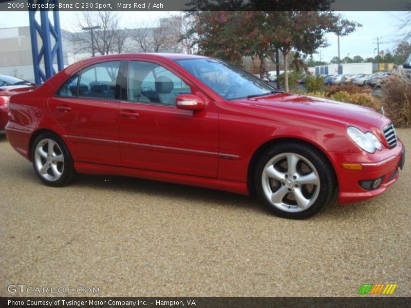 Mars Red / Ash 2006 Mercedes-Benz C 230 Sport