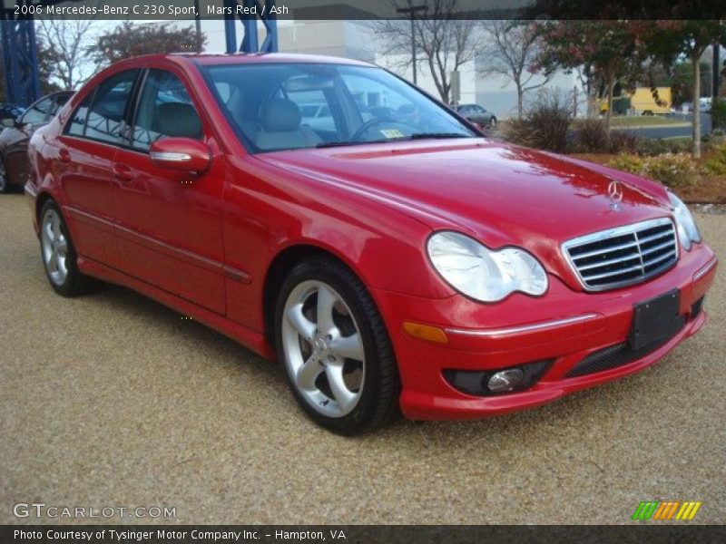 Mars Red / Ash 2006 Mercedes-Benz C 230 Sport