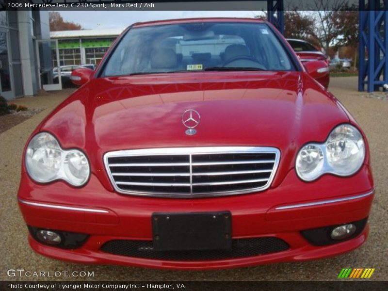 Mars Red / Ash 2006 Mercedes-Benz C 230 Sport