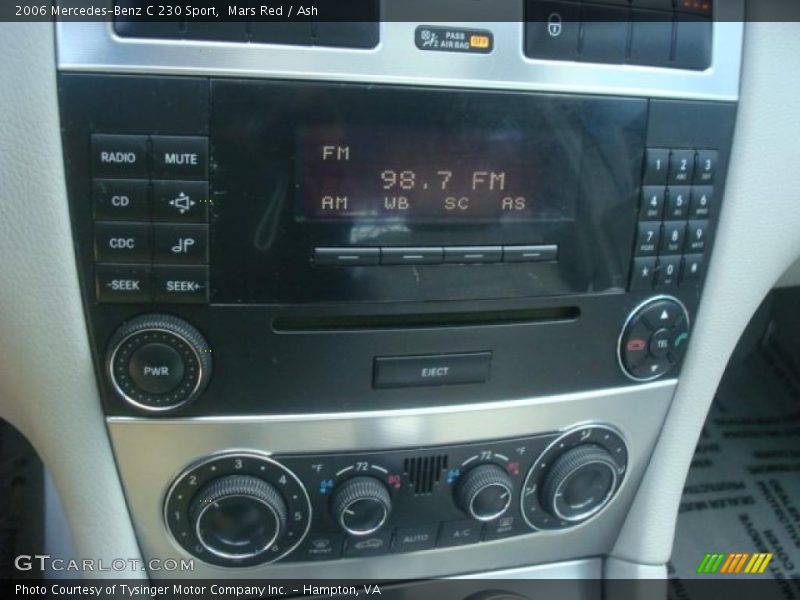 Mars Red / Ash 2006 Mercedes-Benz C 230 Sport