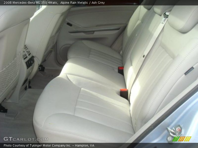 Alpine Rain Metallic / Ash Grey 2008 Mercedes-Benz ML 350 4Matic