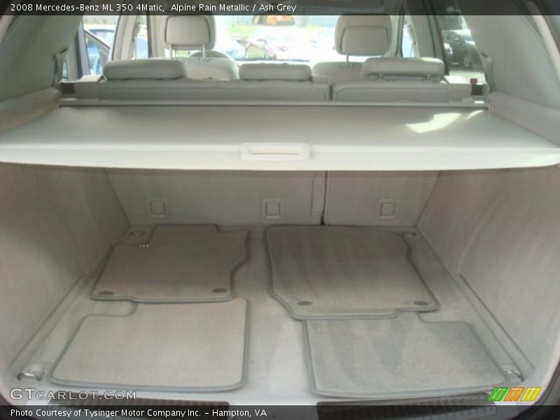 Alpine Rain Metallic / Ash Grey 2008 Mercedes-Benz ML 350 4Matic