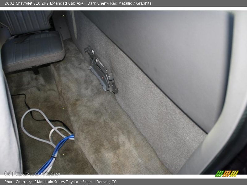 Dark Cherry Red Metallic / Graphite 2002 Chevrolet S10 ZR2 Extended Cab 4x4