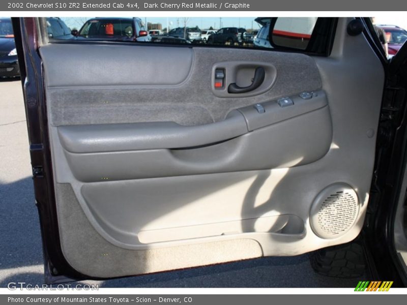 Dark Cherry Red Metallic / Graphite 2002 Chevrolet S10 ZR2 Extended Cab 4x4