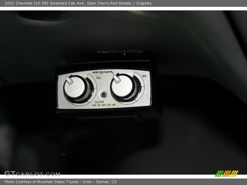Dark Cherry Red Metallic / Graphite 2002 Chevrolet S10 ZR2 Extended Cab 4x4