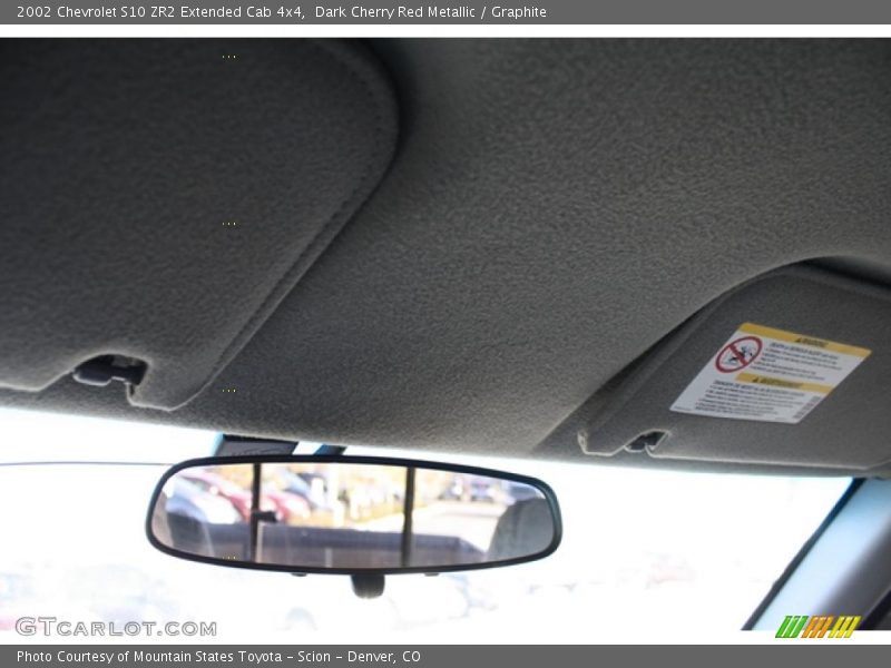 Dark Cherry Red Metallic / Graphite 2002 Chevrolet S10 ZR2 Extended Cab 4x4