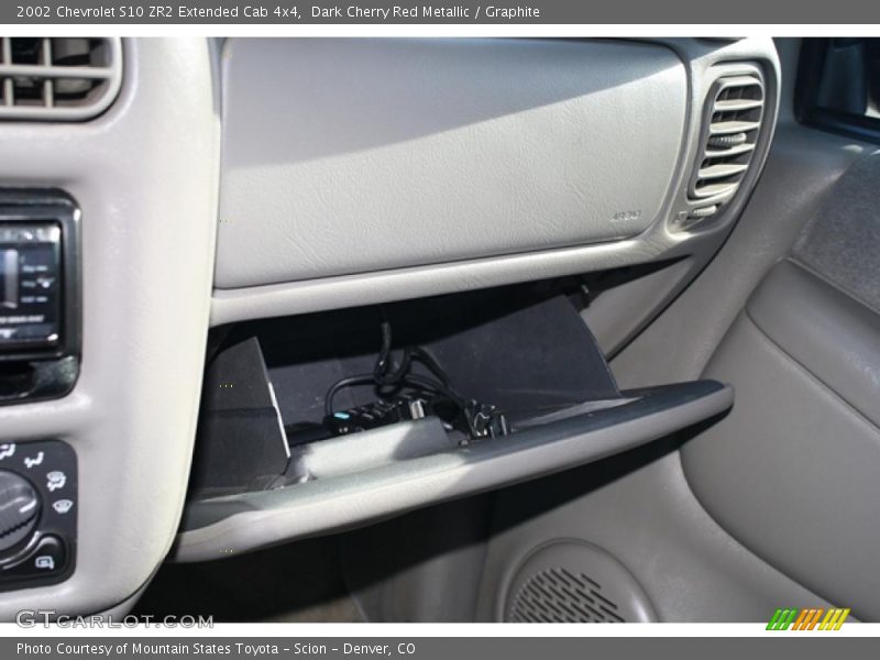 Dark Cherry Red Metallic / Graphite 2002 Chevrolet S10 ZR2 Extended Cab 4x4