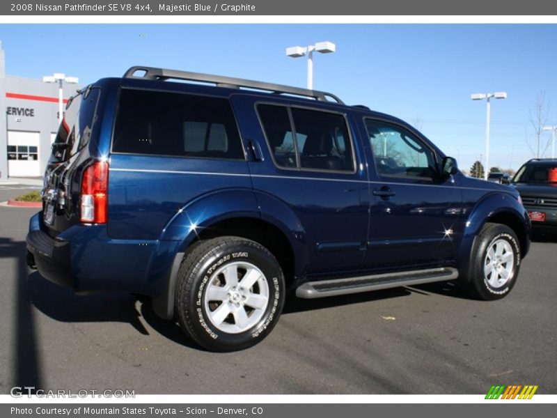Majestic Blue / Graphite 2008 Nissan Pathfinder SE V8 4x4