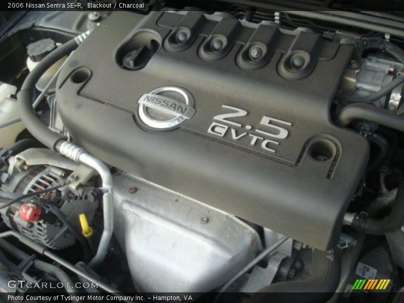  2006 Sentra SE-R Engine - 2.5 Liter DOHC 16-Valve VVT 4 Cylinder
