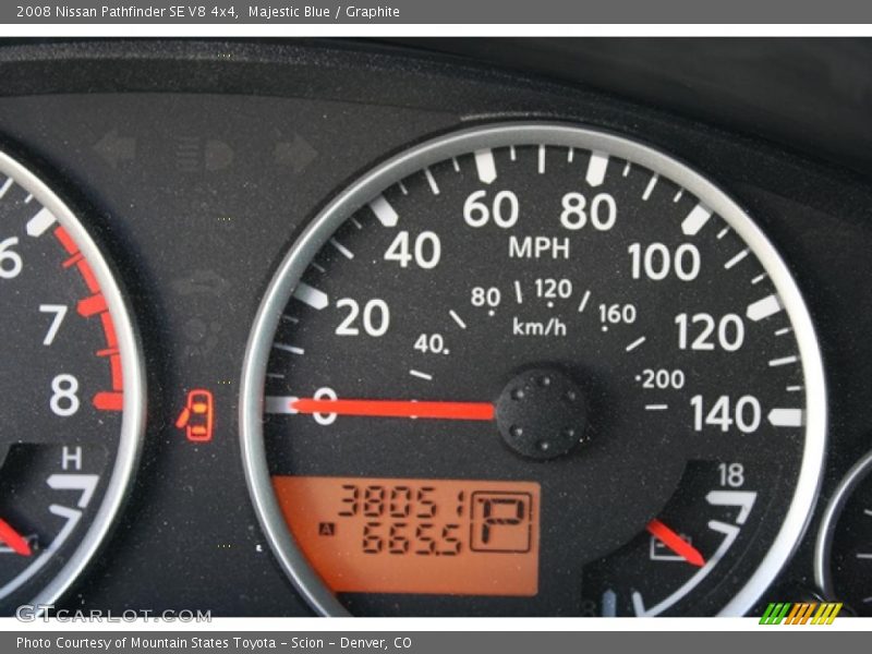 Majestic Blue / Graphite 2008 Nissan Pathfinder SE V8 4x4