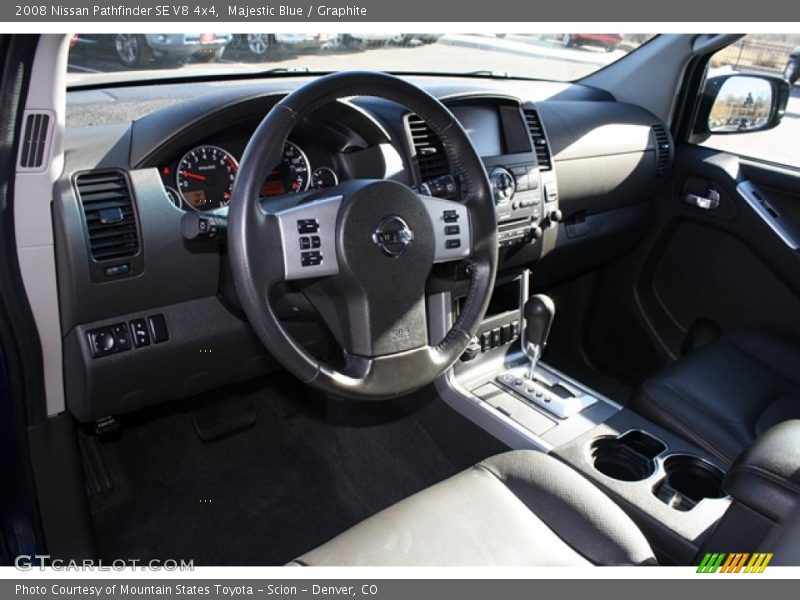 Majestic Blue / Graphite 2008 Nissan Pathfinder SE V8 4x4