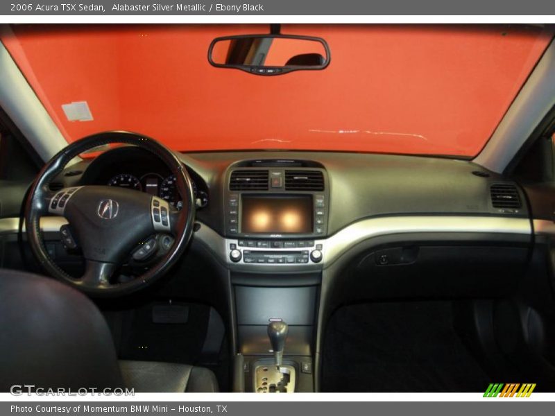 Alabaster Silver Metallic / Ebony Black 2006 Acura TSX Sedan