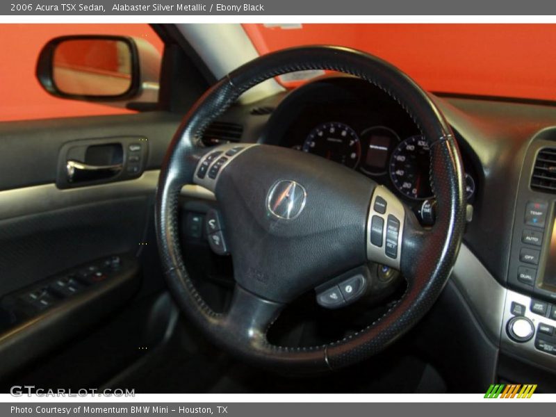 Alabaster Silver Metallic / Ebony Black 2006 Acura TSX Sedan
