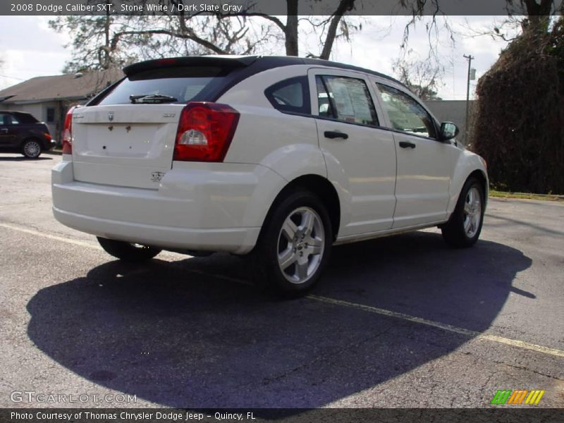 Stone White / Dark Slate Gray 2008 Dodge Caliber SXT