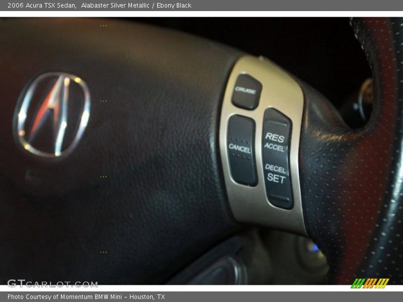 Alabaster Silver Metallic / Ebony Black 2006 Acura TSX Sedan
