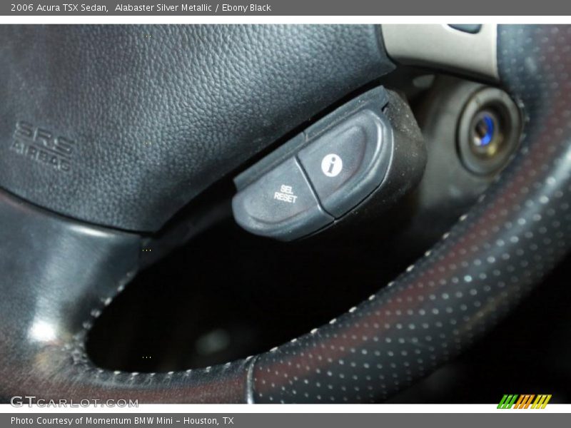 Alabaster Silver Metallic / Ebony Black 2006 Acura TSX Sedan