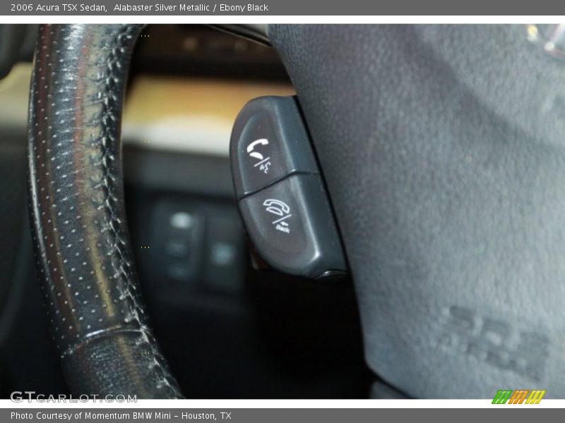 Alabaster Silver Metallic / Ebony Black 2006 Acura TSX Sedan