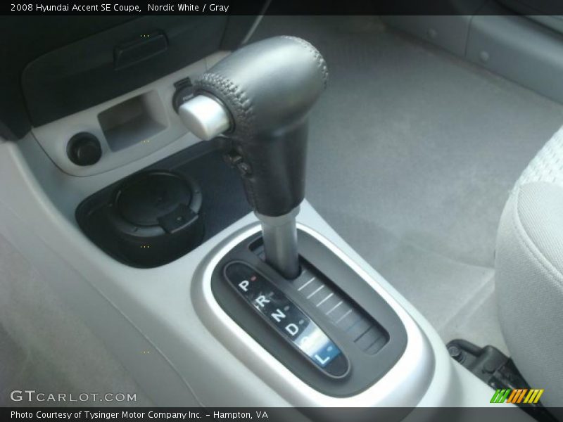  2008 Accent SE Coupe 4 Speed Automatic Shifter