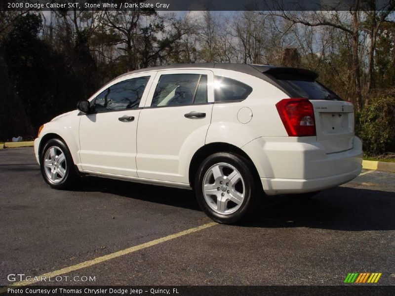 Stone White / Dark Slate Gray 2008 Dodge Caliber SXT