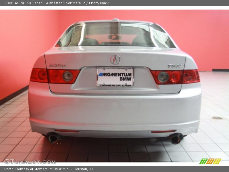 Alabaster Silver Metallic / Ebony Black 2006 Acura TSX Sedan