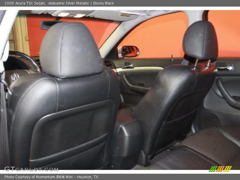 Alabaster Silver Metallic / Ebony Black 2006 Acura TSX Sedan
