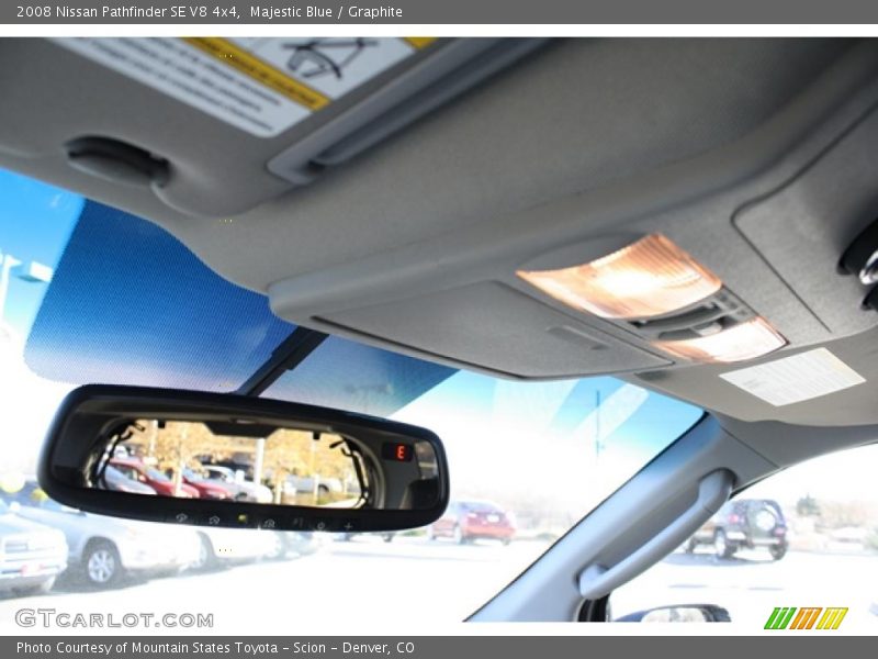 Majestic Blue / Graphite 2008 Nissan Pathfinder SE V8 4x4