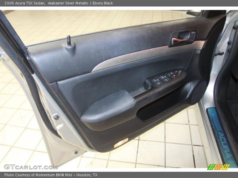 Alabaster Silver Metallic / Ebony Black 2006 Acura TSX Sedan