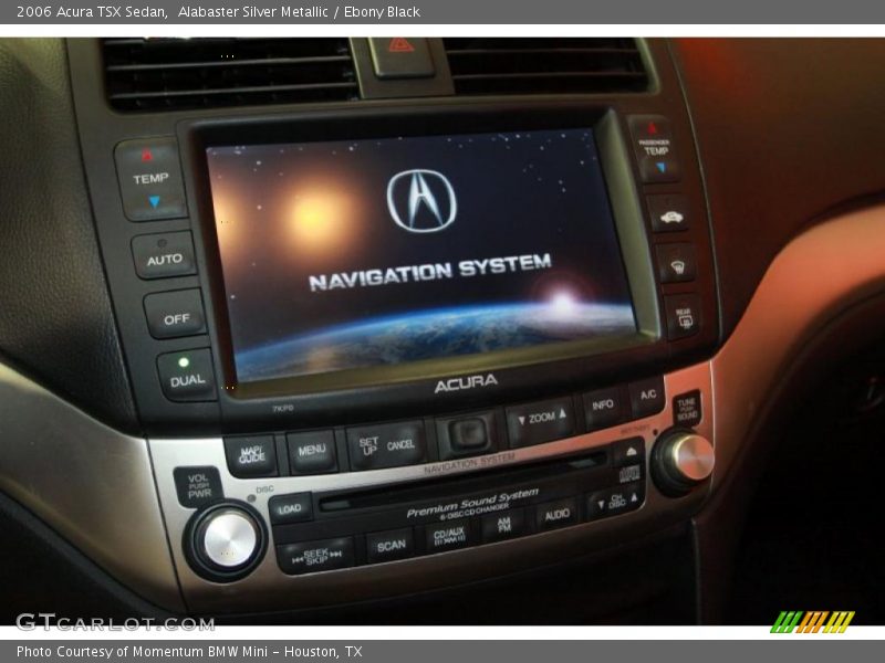 Alabaster Silver Metallic / Ebony Black 2006 Acura TSX Sedan