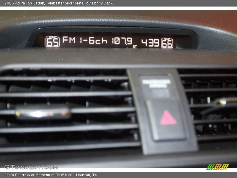 Alabaster Silver Metallic / Ebony Black 2006 Acura TSX Sedan