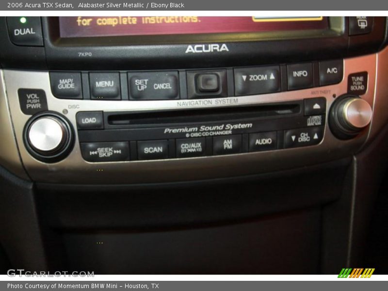 Alabaster Silver Metallic / Ebony Black 2006 Acura TSX Sedan