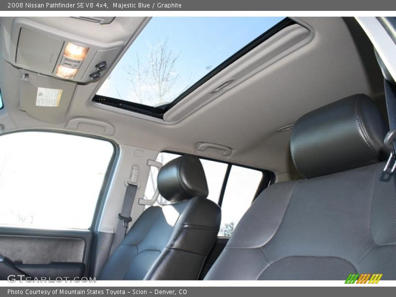 Majestic Blue / Graphite 2008 Nissan Pathfinder SE V8 4x4