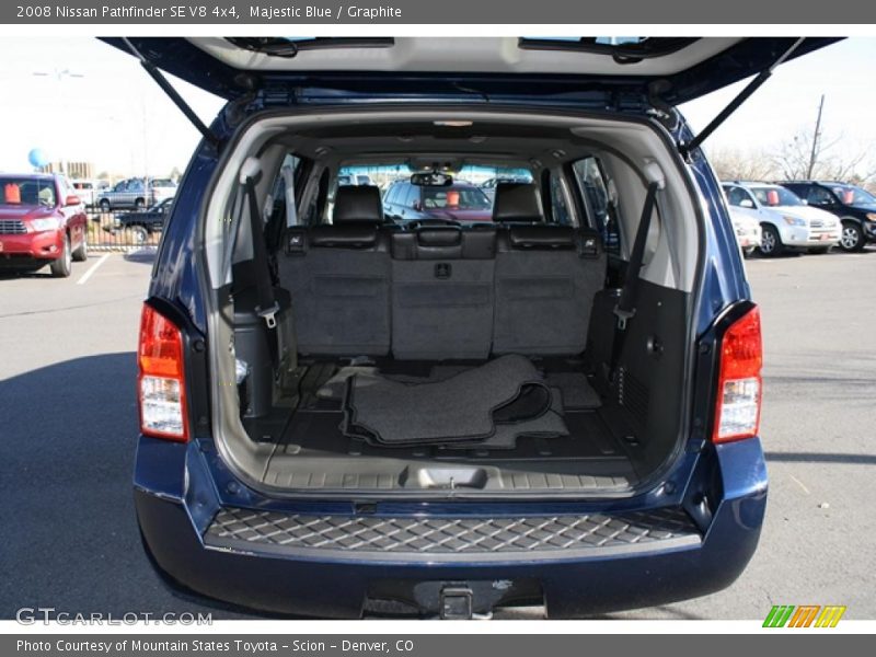 Majestic Blue / Graphite 2008 Nissan Pathfinder SE V8 4x4