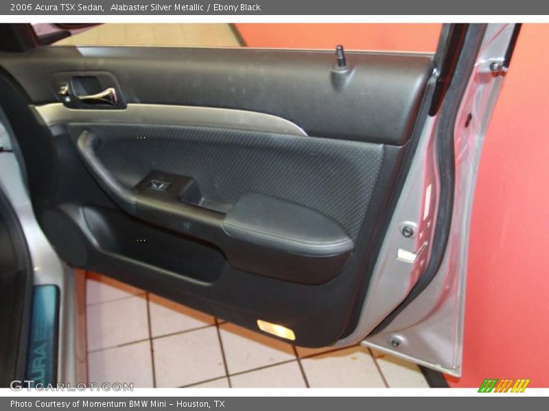 Alabaster Silver Metallic / Ebony Black 2006 Acura TSX Sedan