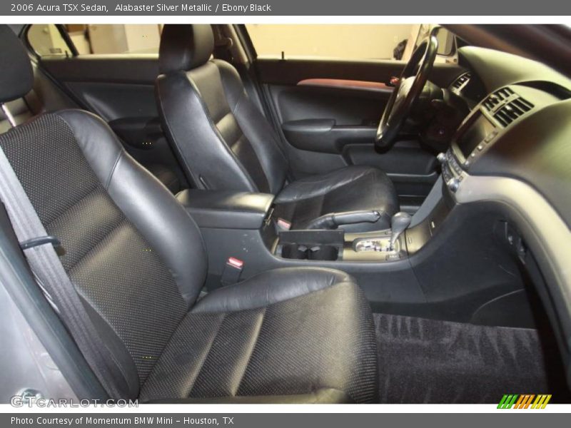 Alabaster Silver Metallic / Ebony Black 2006 Acura TSX Sedan