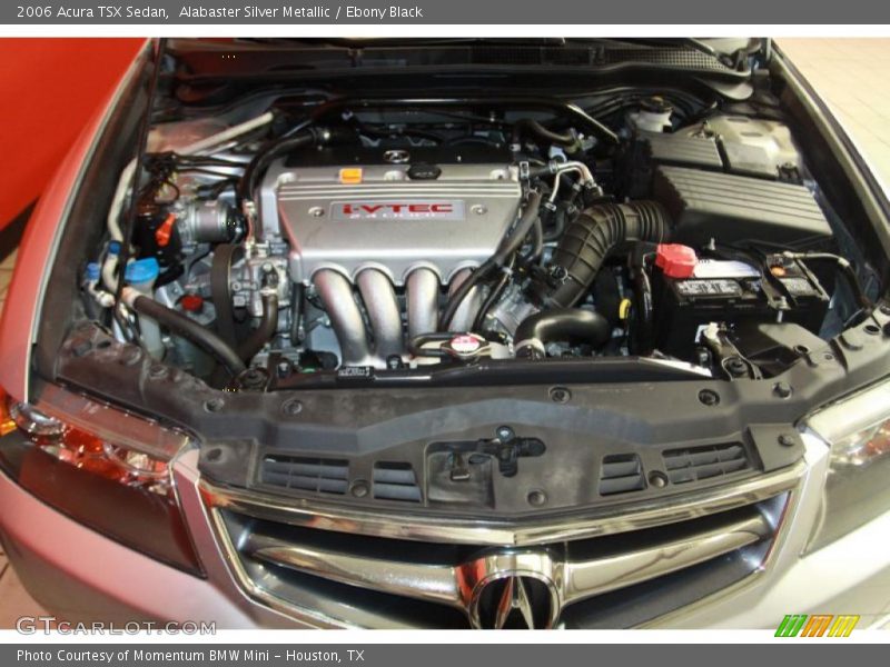 Alabaster Silver Metallic / Ebony Black 2006 Acura TSX Sedan