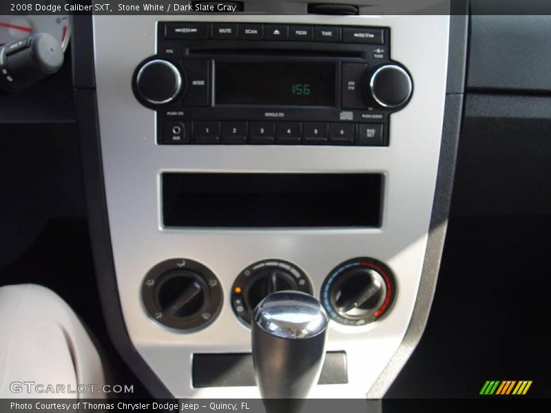 Stone White / Dark Slate Gray 2008 Dodge Caliber SXT