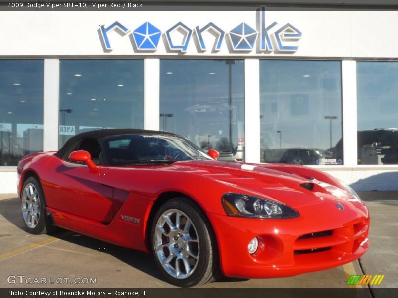 Viper Red / Black 2009 Dodge Viper SRT-10