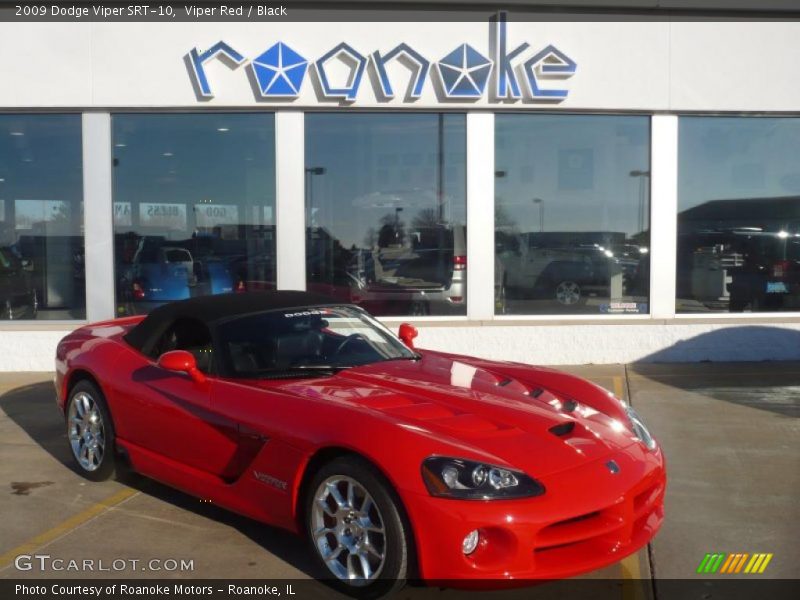Viper Red / Black 2009 Dodge Viper SRT-10